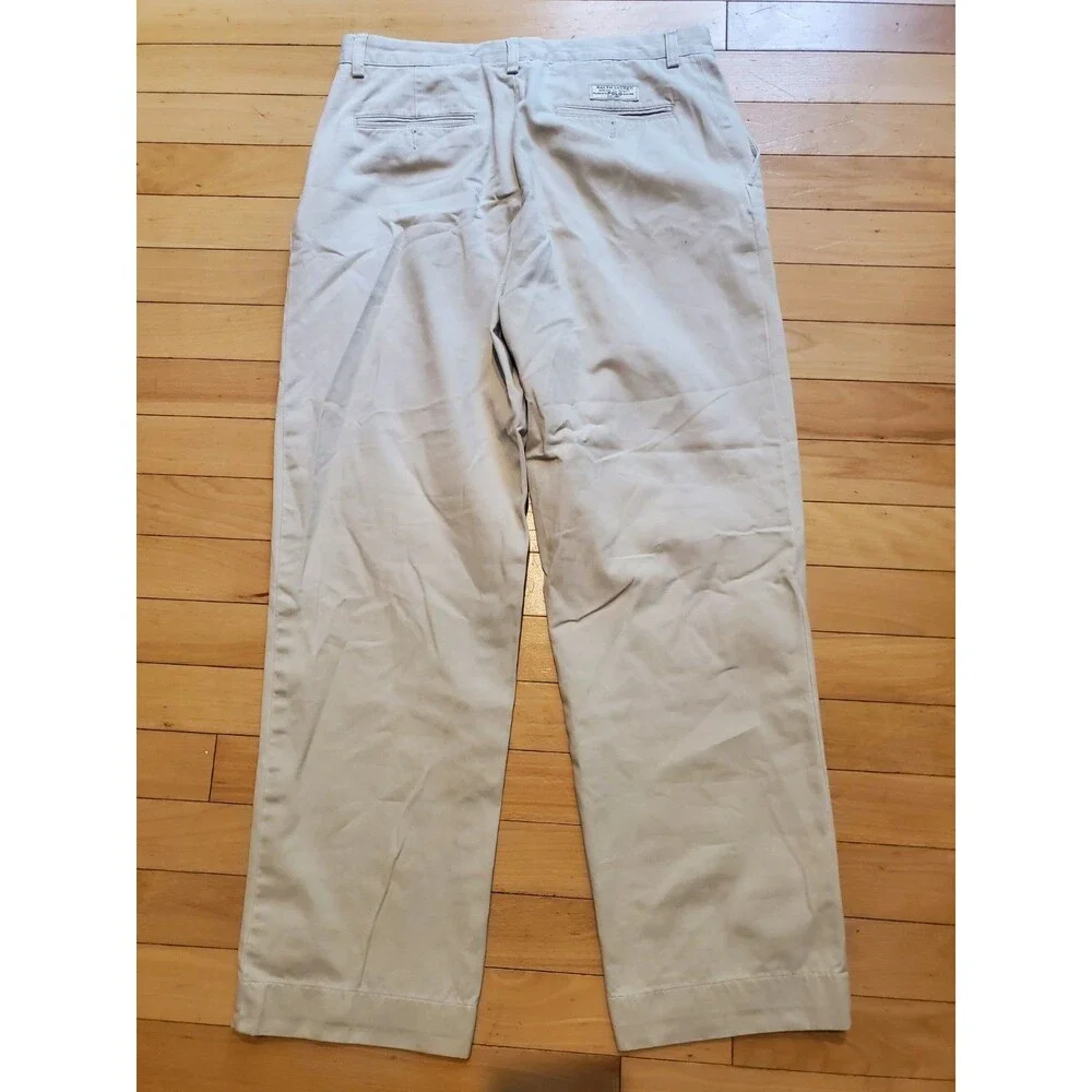 Polo Ralph Lauren Prospect Pant Men Chino Trousers Beige Khaki 100% Cotton 32x29